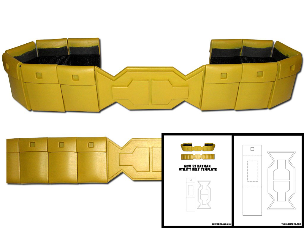 Template for New 52 Batman Utility Belt - The Foam Cave