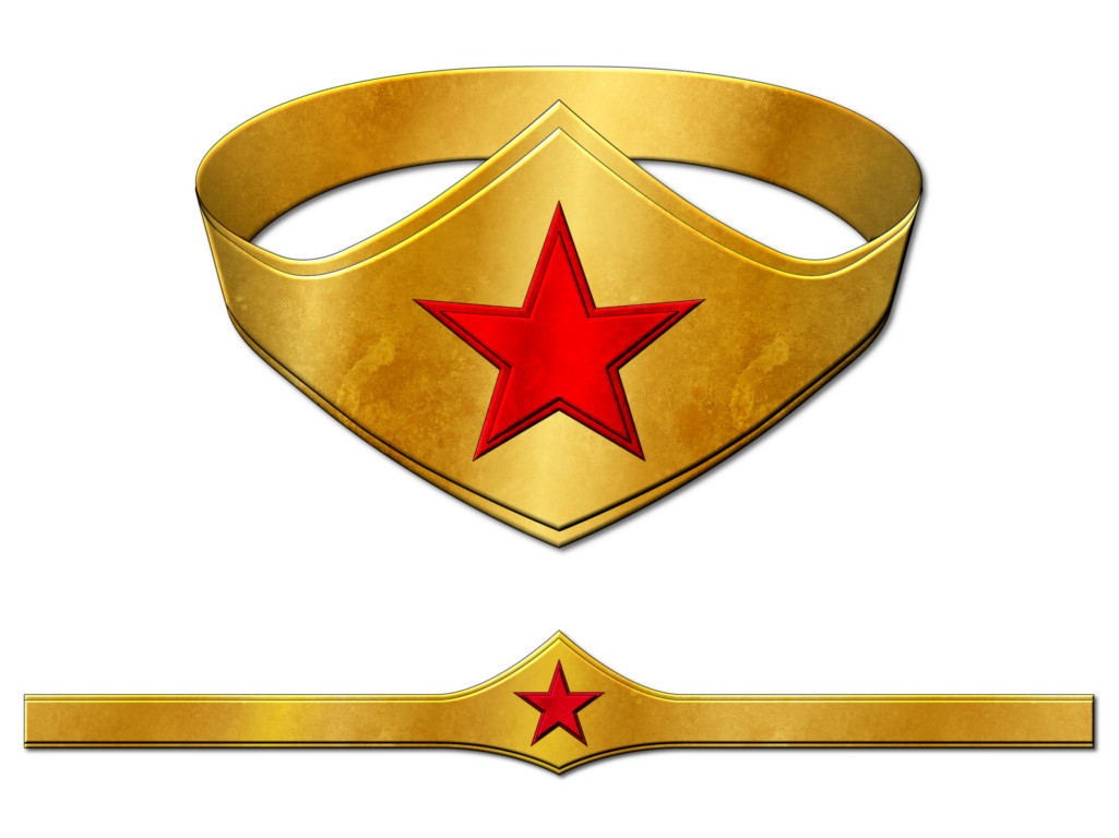 Template for Wonder Woman Tiara The Foam Cave