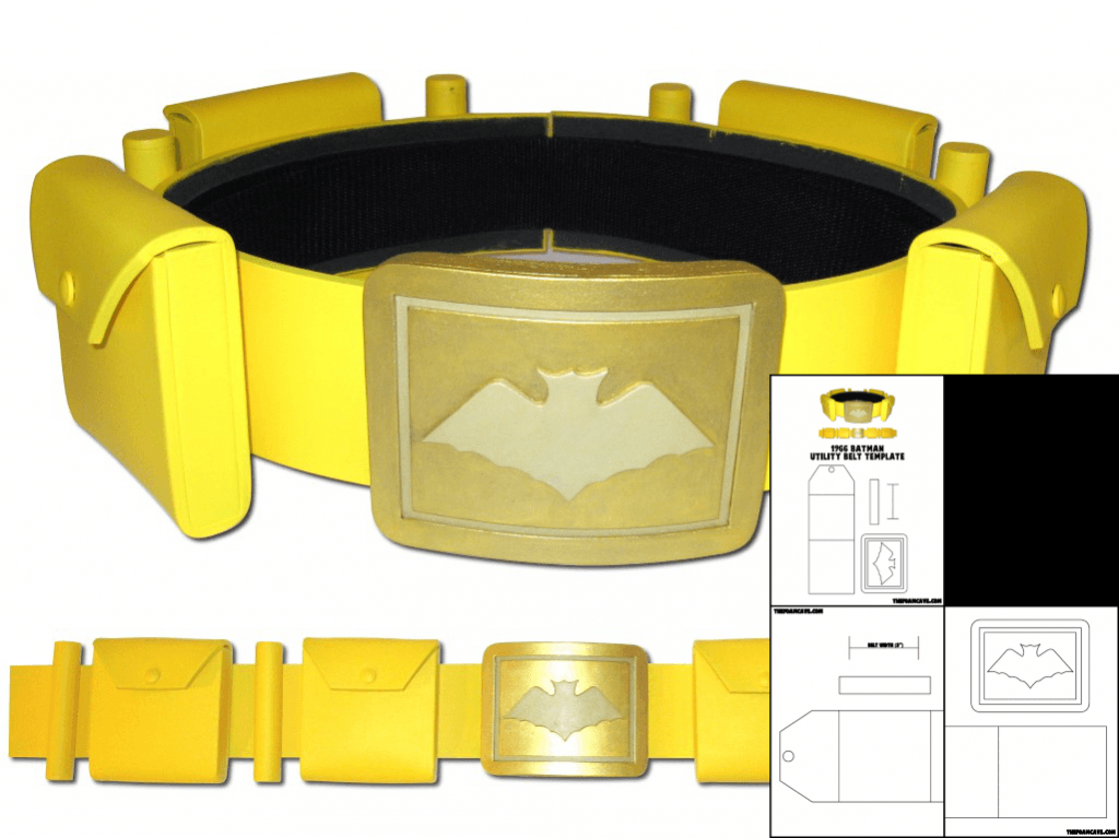 Template for Batman Beyond Utility Belt – The Foam Cave