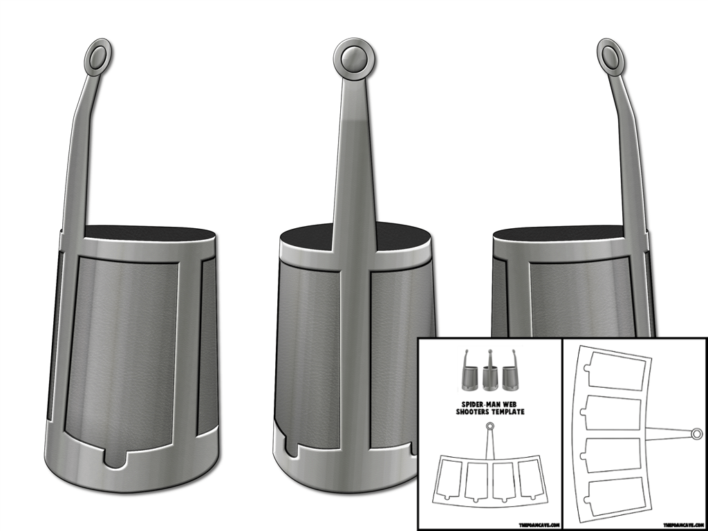 Template For Spider Man Web Shooters The Foam Cave