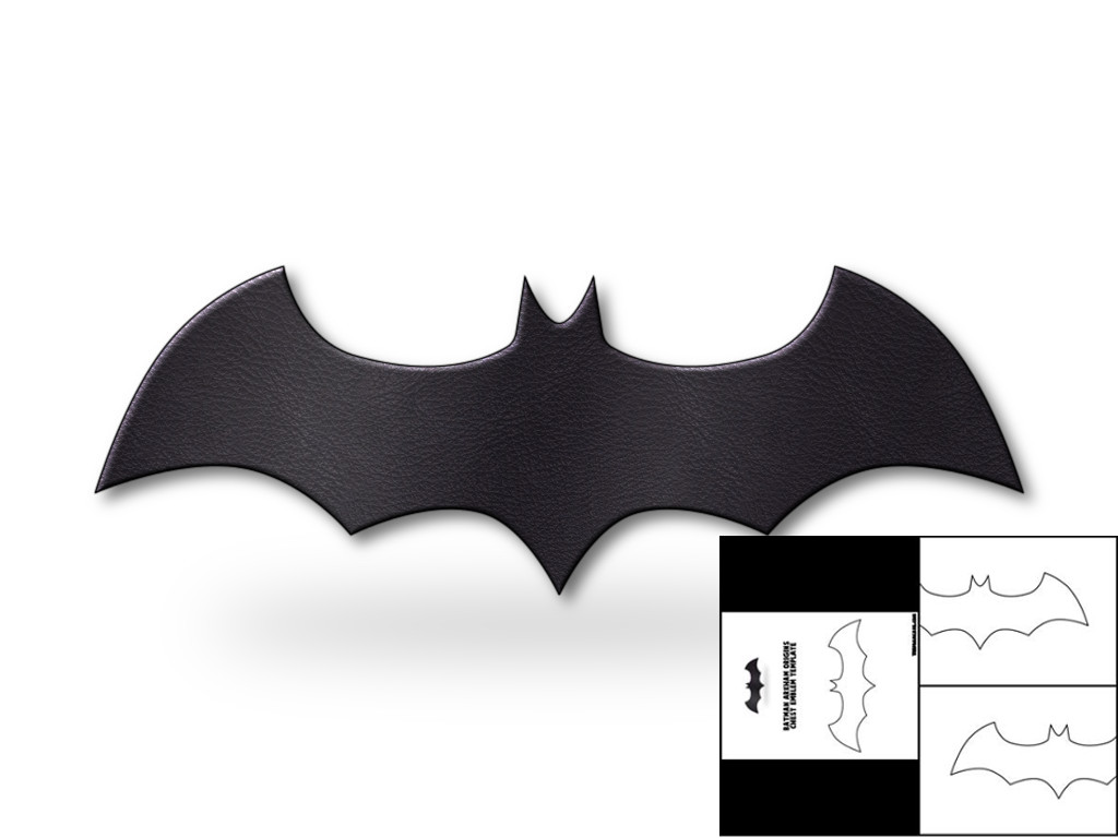 Template for Bat Arkham Chest Emblem – The Foam Cave