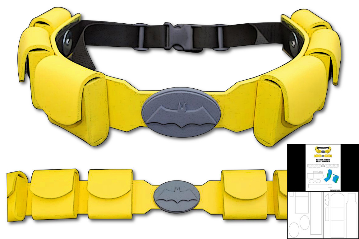 Template for Batman Utility Belt 2 – The Foam Cave