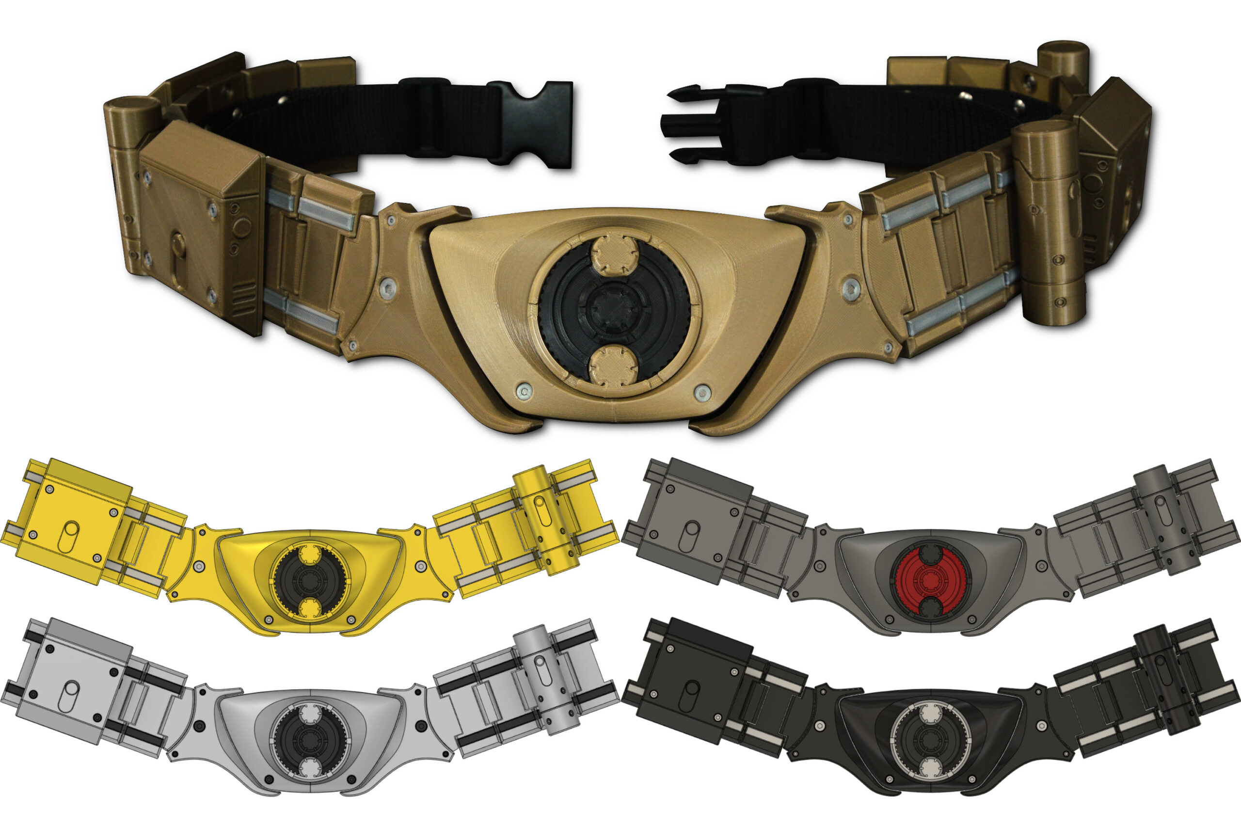 Batman TDK Full Size Utility Belt 3D Print Ready STL 3D Print Model ...