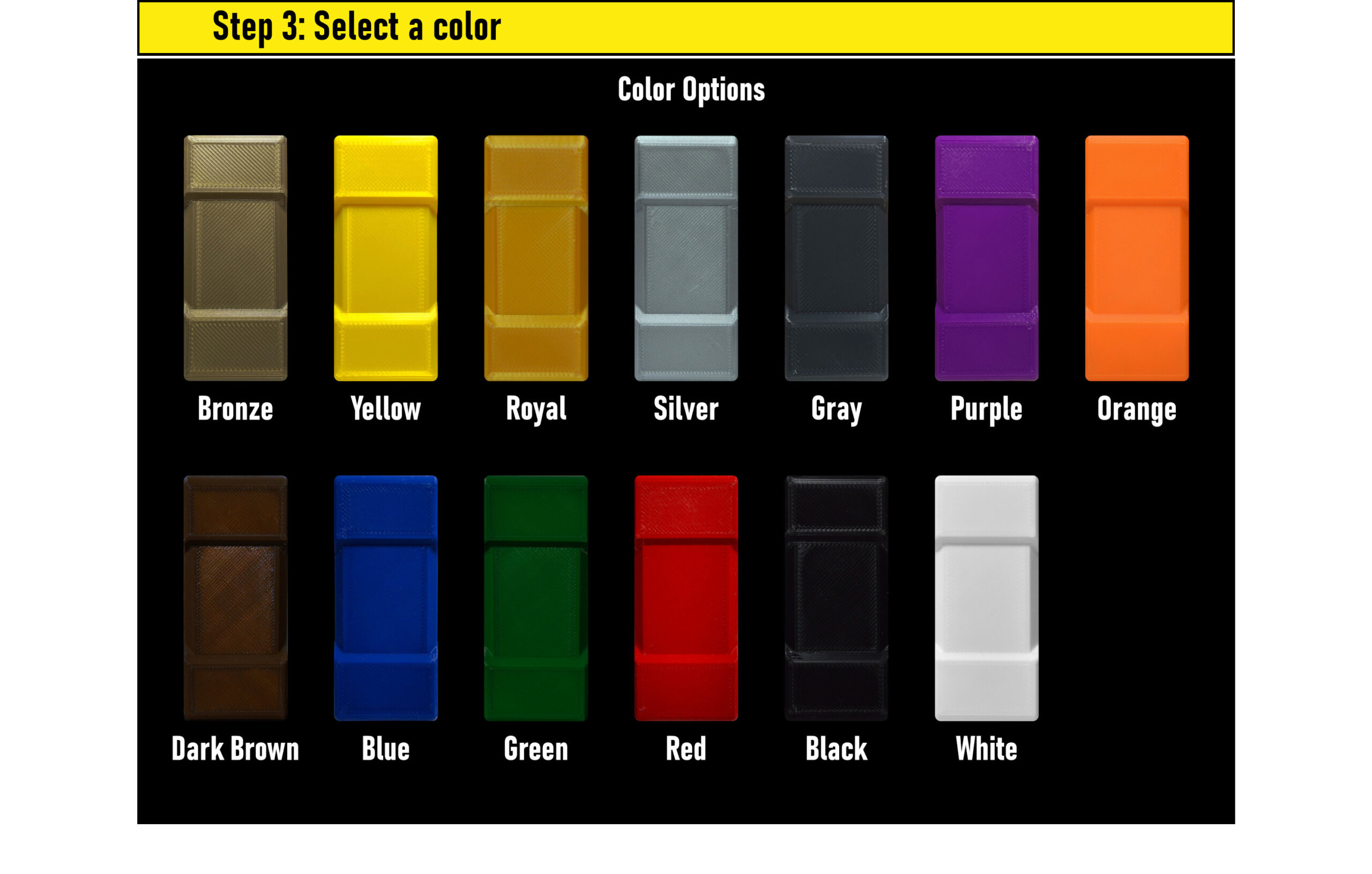 Step 3 Color Options